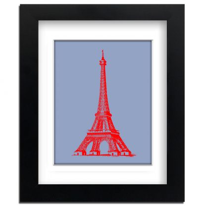 Eiffel-Tower-Blue-Street-Art-professionally-Framed-art-print-with-mount-352166108640