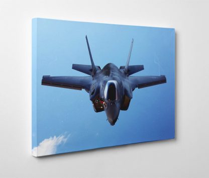 F-35B-Fighter-Aircraft-Framed-Canvas-Art-Print-Giclee-Wall-Art-371547276991