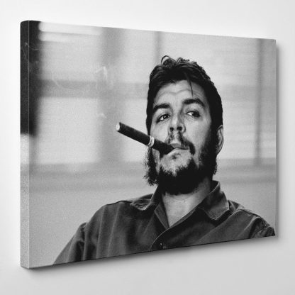 Che-Guevara-With-Cigar-Framed-Canvas-Art-Print-Revolutionary-Argentine-372122219862