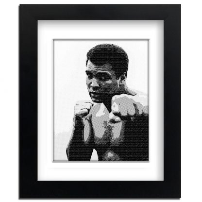 Muhammad-Ali-Black-and-White-Street-Art-professionally-Framed-art-print-w-371989840582