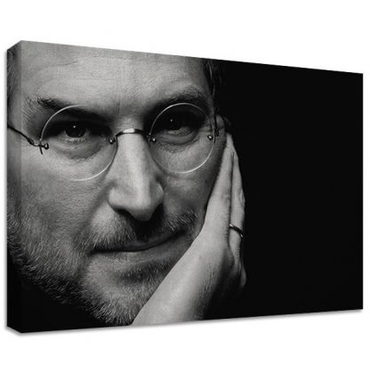 Steve-Jobs-black-and-white-Canvas-LARGE-WALL-ART-print-apple-macintosh-photo-371543908822