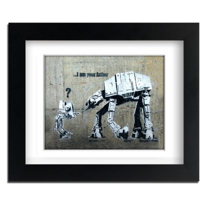 Banksy-I-am-your-Father-Landscape-Street-Art-professionally-Framed-art-print-352194377006