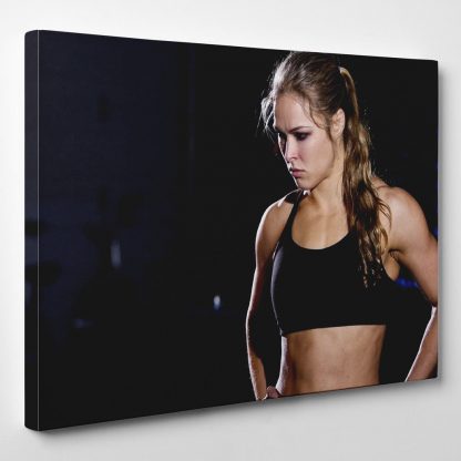 Ronda-Rousey-Framed-Canvas-Art-Print-UFC-Sport-Martial-Arts-Judoka-351891021916