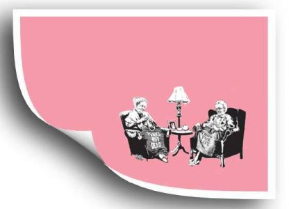 A2-Banksy-Poster-Nitting-Grannies-printed-on-professional-satin-200gsm-poster-pa-370491752027