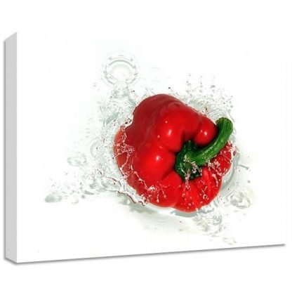 Pepper-Canvas-LARGE-WALL-ART-round-resteraunt-kitchen-food-decoration-cafe-371543908748