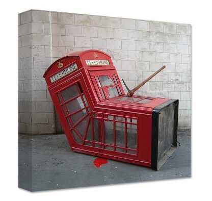 Banksy-Death-of-a-Phonebox-Canvas-LARGE-WALL-ART-graffiti-box-pickaxe-phone-351198005619